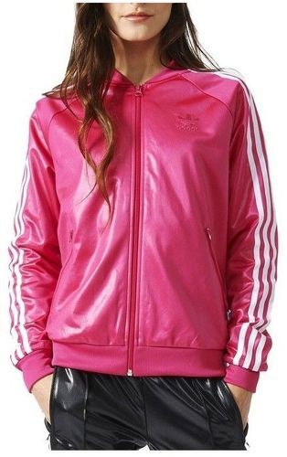 adidas-Veste Superstar TT Rose Femme Adidas-image-1