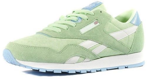 REEBOK-Classic Leather Washed Fille Chaussures Vert-image-1