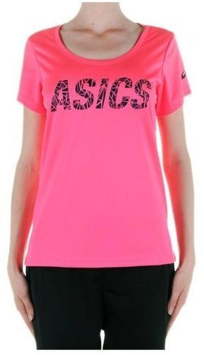 asics t shirt femme rouge