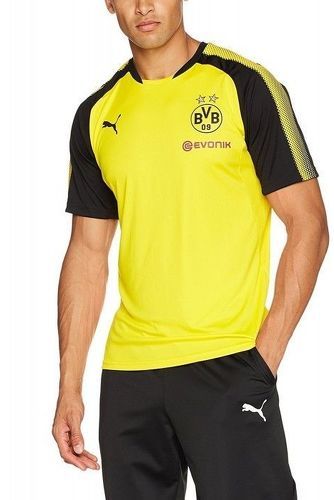 PUMA-Borussia Dortmund Homme Maillot de Football Jaune Puma-image-1