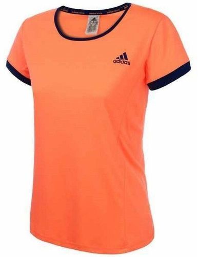 adidas-Court Femme Tee-Shirt Tennis Orange Adidas-image-1