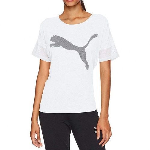 PUMA-Loose Femme Tee-shirt Blanc Puma-image-1