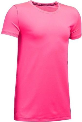 UNDER ARMOUR-Short Sleeve Fille Tee-Shirt Entrainement Rose Under Armour-image-1