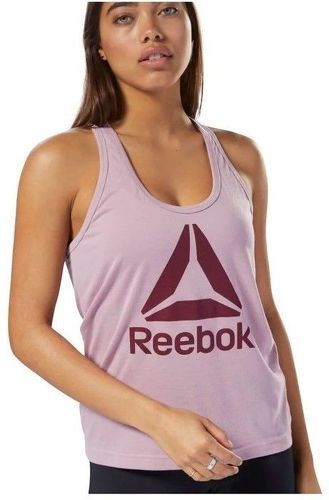 REEBOK-Supremium Femme Débardeur Fitness Rose Reebok-image-1