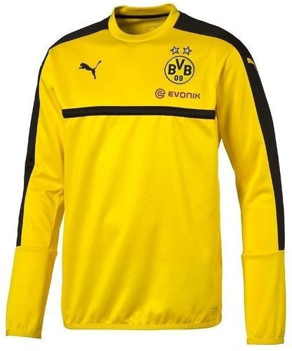 PUMA-Sweat Entrainement Borussia Dortmund 2016-2017 Football Jaune Garçon Puma-image-1