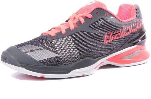 BABOLAT-Jet All Court Femme Chaussures Tennis Gris Rose Babolat-image-1
