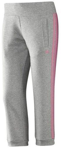adidas-Pantalon 3/4 ESS 3S gris Entrainement Femme Adidas-image-1