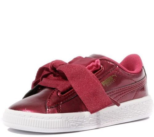 PUMA-Heart Glam Inf Fille Chaussures Bordeaux Puma-image-1