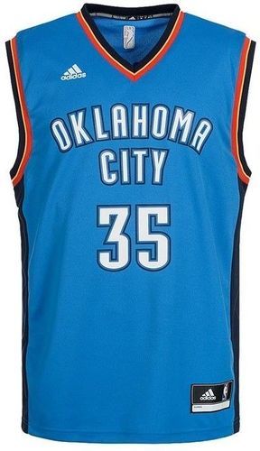 adidas-Maillot Replica K. Durant Oklahoma City Thunder Bleu Homme Basketball Adidas-image-1