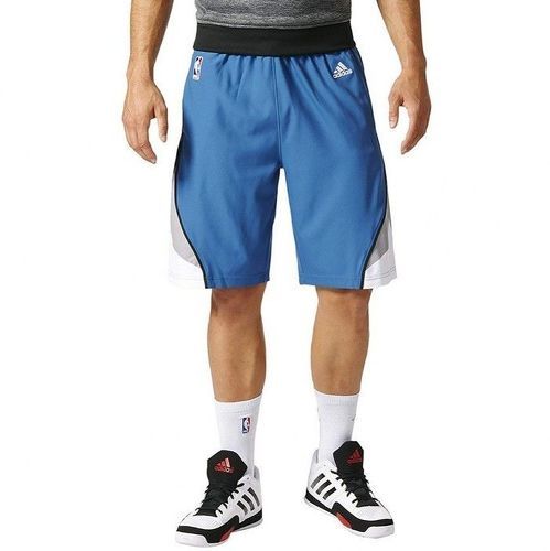 adidas-Timberwolves Swingman Homme Short Basketball Bleu Adidas-image-1