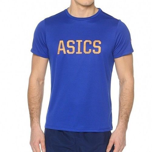 ASICS-Graphic Homme Tee-Shirt Running Bleu Asics-image-1