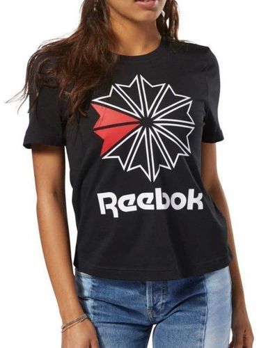 REEBOK-Tee-shirt Femme Noir Reebok-image-1
