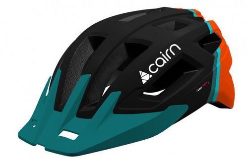 CAIRN-Cairn slate noir et orange casque vélo-image-1
