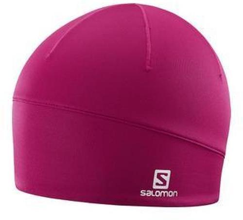 SALOMON-Salomon active beanie cerise bonnet de running-image-1
