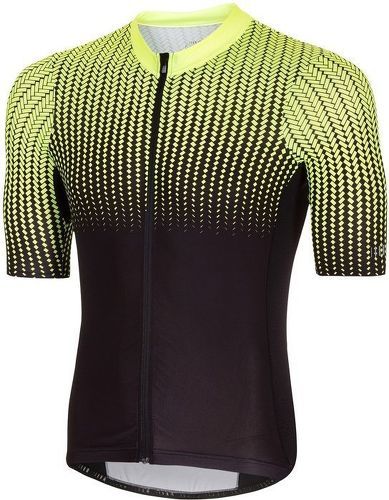 ZERO RH+-Zero rh matrix jersey noir et jaune fluo maillot vélo été-image-1