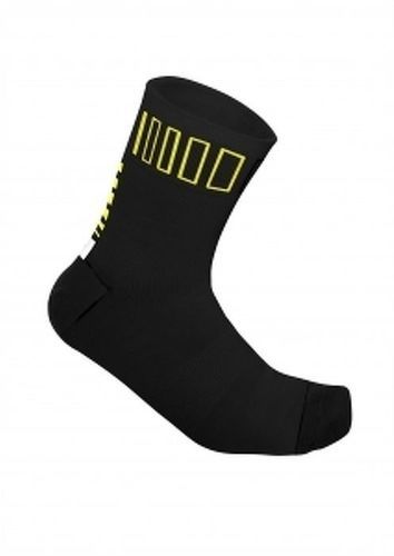 ZERO RH+-Zero rh+  sprint 9  chaussettes velo noires et jaunes chaussettes cyclisme-image-1