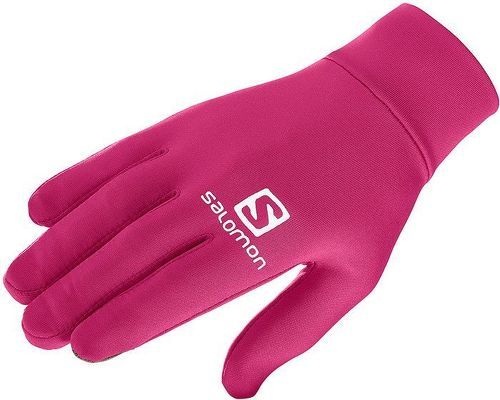 SALOMON-Salomon agile warm glove cerise gants running-image-1
