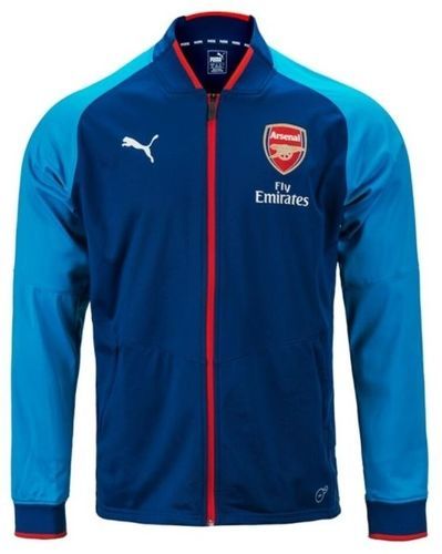PUMA-Arsenal Homme Veste Football Bleu Puma-image-1