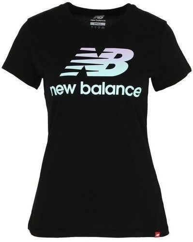 NEW BALANCE-T-shirt noir femme New Balance WT91576-image-1