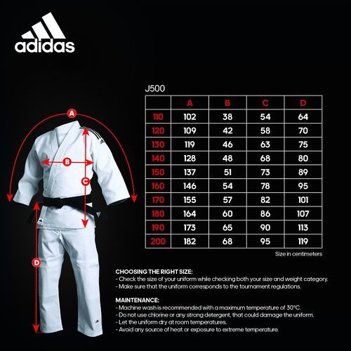 adidas Performance-Kimono complet de judo-3