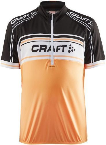 CRAFT-Craft maillot velo junior logo noir et orange maillot vélo enfant-image-1