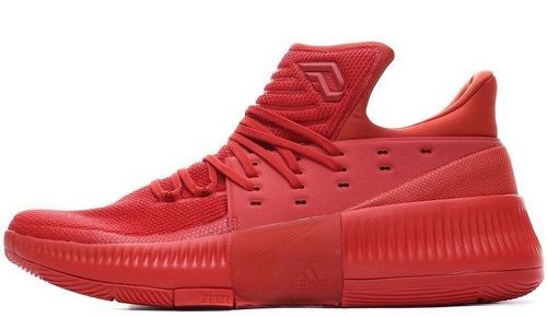 adidas-D Lillard 3 Chaussures Basketball Rouge Homme Adidas-image-1
