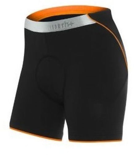 ZERO RH+-Zero rh fusion short noir et orange cuissard de cyclisme femme-image-1