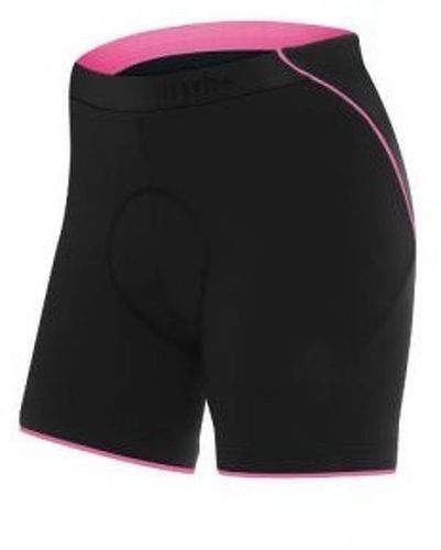 ZERO RH+-Zero rh fusion short noir et rose fluo cuissard de cyclisme femme-image-1