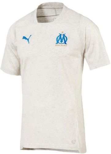 PUMA-T-shirt Olympique de Marseille blanc chiné homme Puma-image-1
