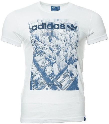 adidas-Tee-shirt Blanc Homme Adidas NYC-image-1