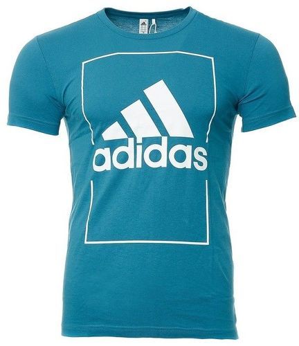 adidas-Tee-shirt Bleu Homme Adidas QQr Outline-image-1