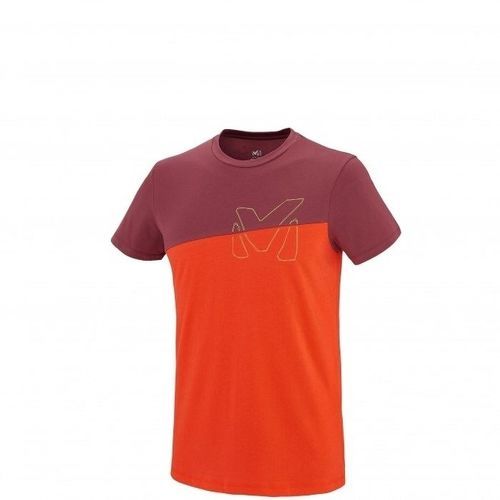 Millet-Tee-shirt Millet Manches Courtes Golden Orange/burgundy-image-1