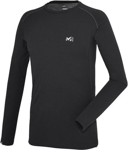 Millet-T-shirt Thermal Millet C Wool Blend 150 Ls Black - Noir Homme-image-1