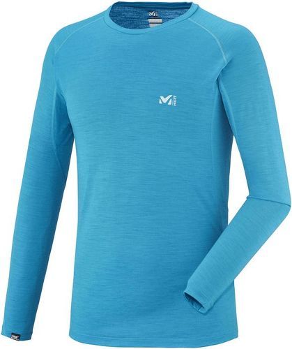 Millet-T-shirt Thermal Millet C Wool Blend 150 Ls Electric Blue Homme-image-1