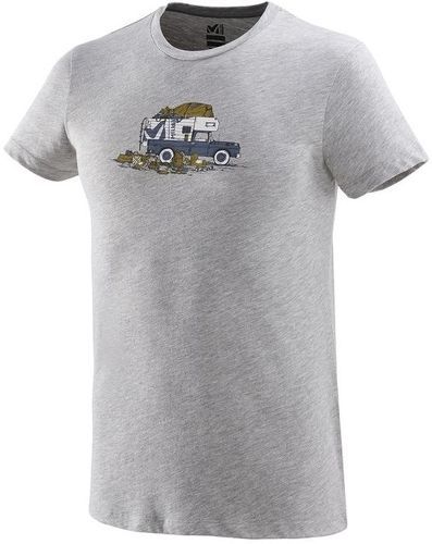 Millet-Tee Shirt Millet Manches Courtes Pack & Load Heather Grey-image-1