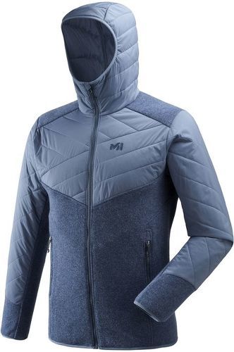 Millet-Polaire Millet Dual Iceland Wool Hoodie Bleu Homme-image-1