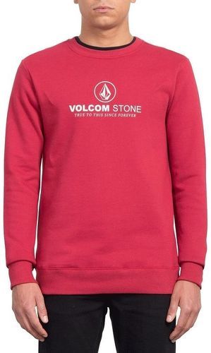 VOLCOM-Sweat Volcom General Stone Crew Burgundy Heather Homme-image-1