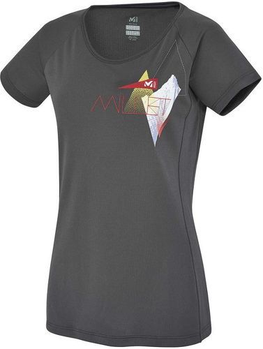 Millet-Tee-shirt Millet Ld Power Summit Ts Ss Tarmac Femme-image-1