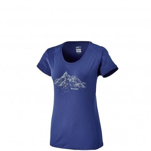 Millet-Tee Shirt Millet Manches Courtes Ld Alpi Summit Blue Depths-image-1