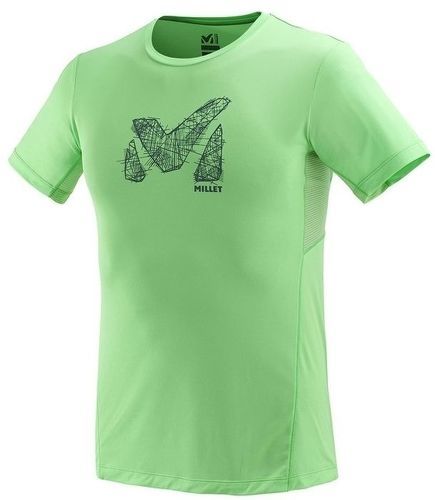 Millet-Tee Shirt Millet Manches Courtes Ltk Light Flash Green-image-1
