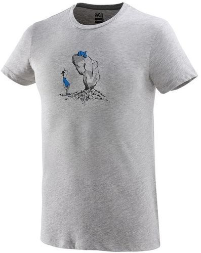 Millet-Tee Shirt Millet Manches Courtes Way Up Heather Grey-image-1