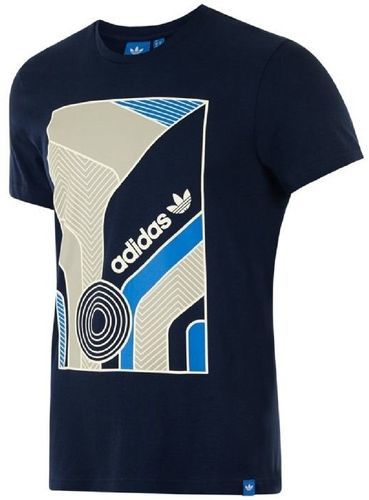adidas-T-shirt bleu marine homme Adidas G 70s-image-1