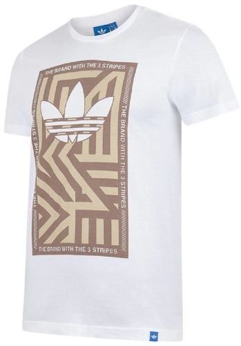 adidas-T-shirt blanc homme Adidas Labyrinth-image-1