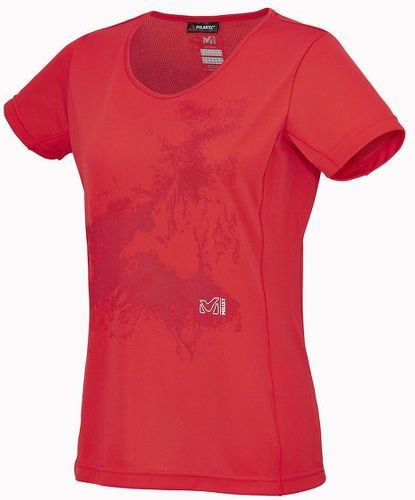 Millet-Tee-shirt Millet Ld Storm Ts Ss Red - Rouge Femme-image-1