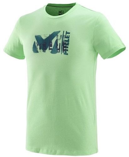 Millet-Tee Shirt Millet Manches Courtes Paint Flash Green-image-1