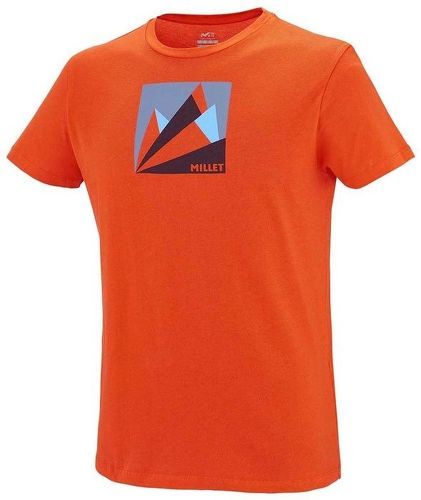 Millet-Tee-shirt Millet Manches Courtes Millet Fan Mountain Orange-image-1