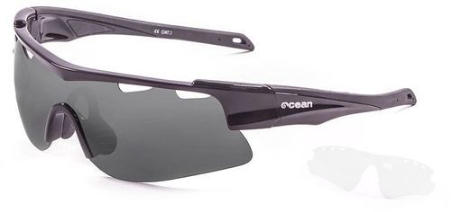 Ocean sunglasses-Alpine Fashion cool running cycling sport unisex sunglasses men women ocean black-image-1