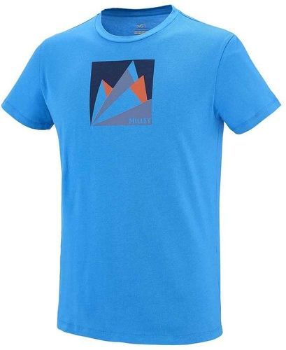 Millet-Tee-shirt Millet Manches Courtes Millet Fan Mountain Electric Blue-image-1