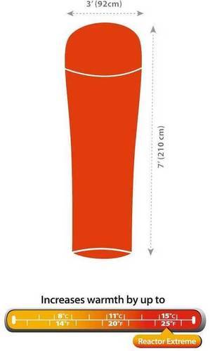 SEA TO SUMMIT-Drap De Sac De Couchage Sts Reactor Extreme Red-1