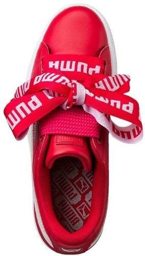 basket puma heart rouge